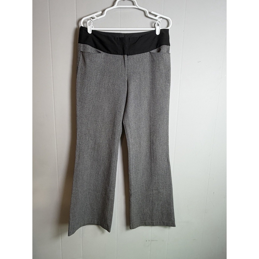 Express Editor Slacks (6R)‎ Gray W/Black Waistband & Back Pocket Trim. Classy.
